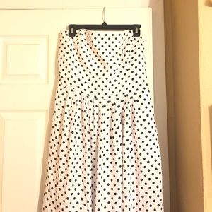 Beautiful Short High/low polka dot dress